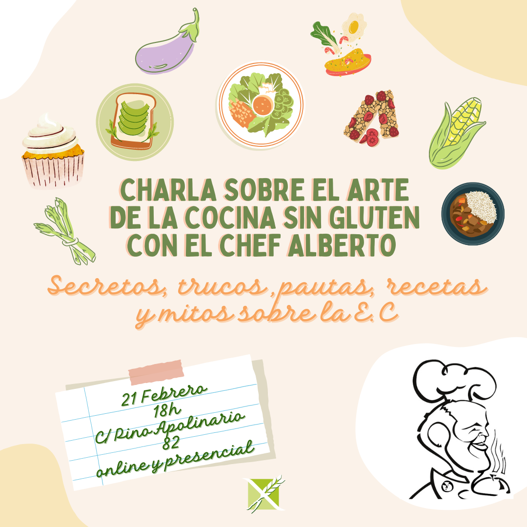 "Descubre el Arte de la Cocina Sin Gluten" con el Chef Alberto